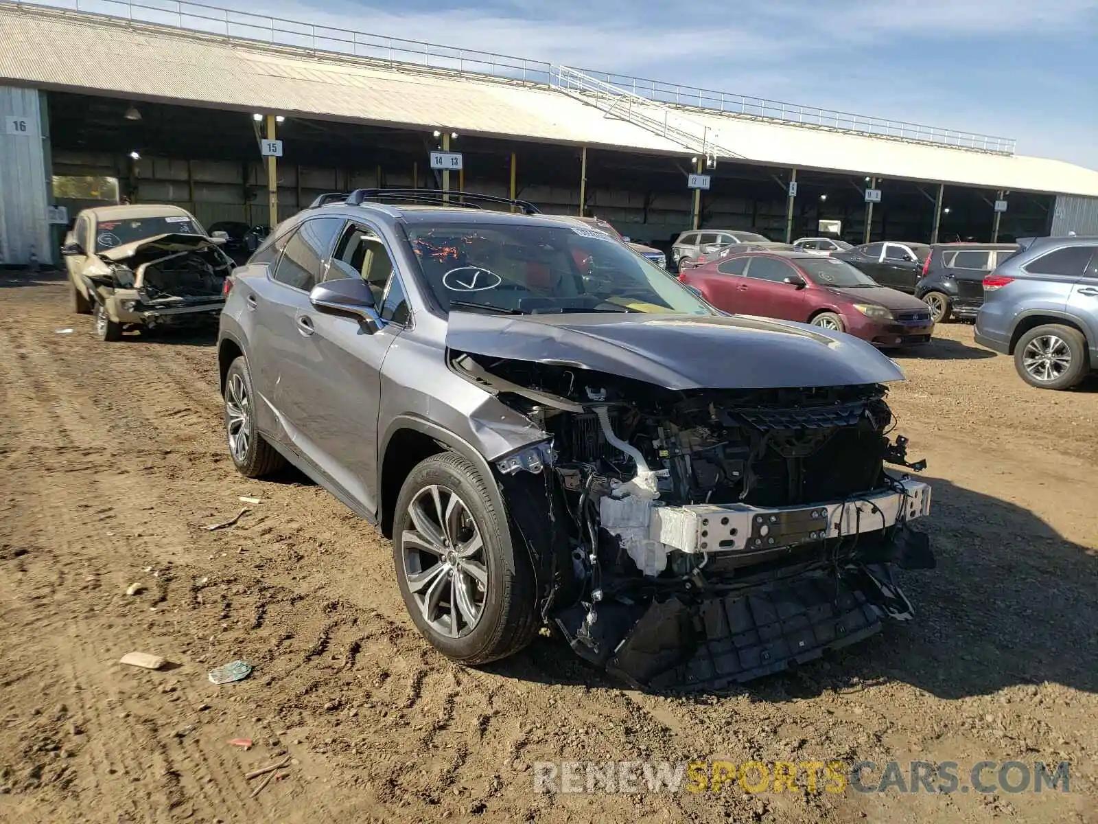 1 Photograph of a damaged car 2T2HZMAA4LC160251 LEXUS RX350 2020