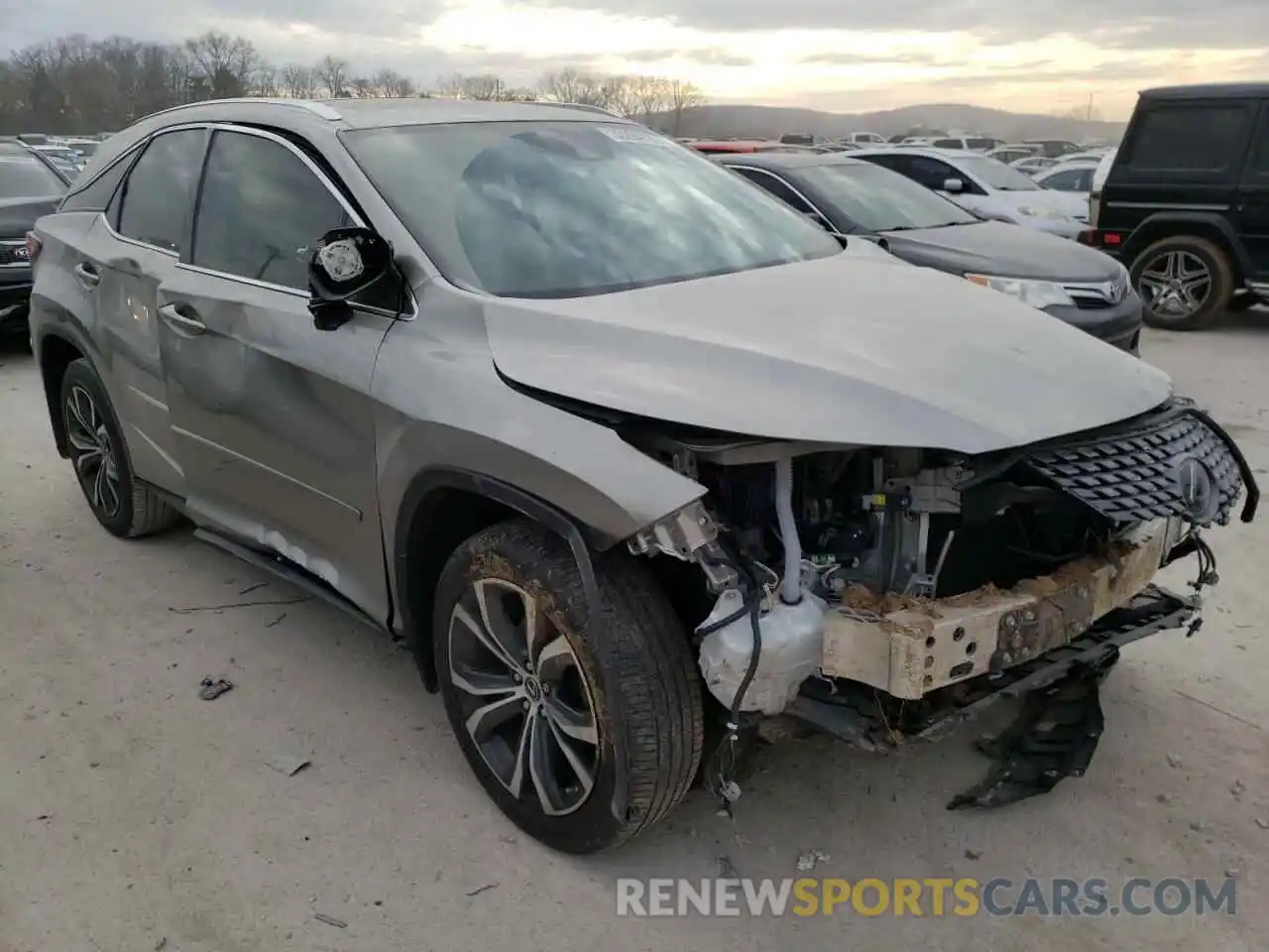 1 Photograph of a damaged car 2T2HZMAA4LC161139 LEXUS RX350 2020