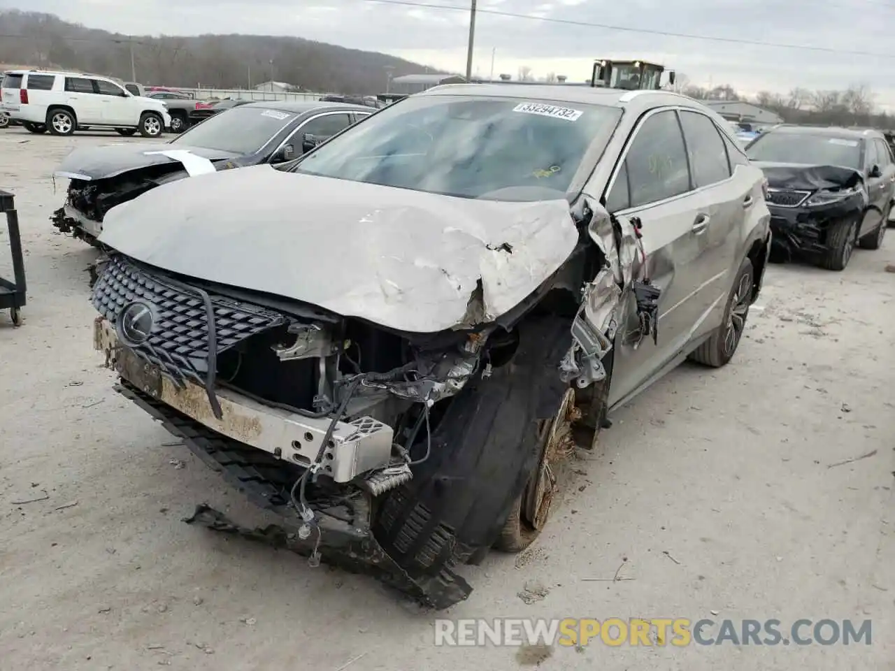 2 Photograph of a damaged car 2T2HZMAA4LC161139 LEXUS RX350 2020