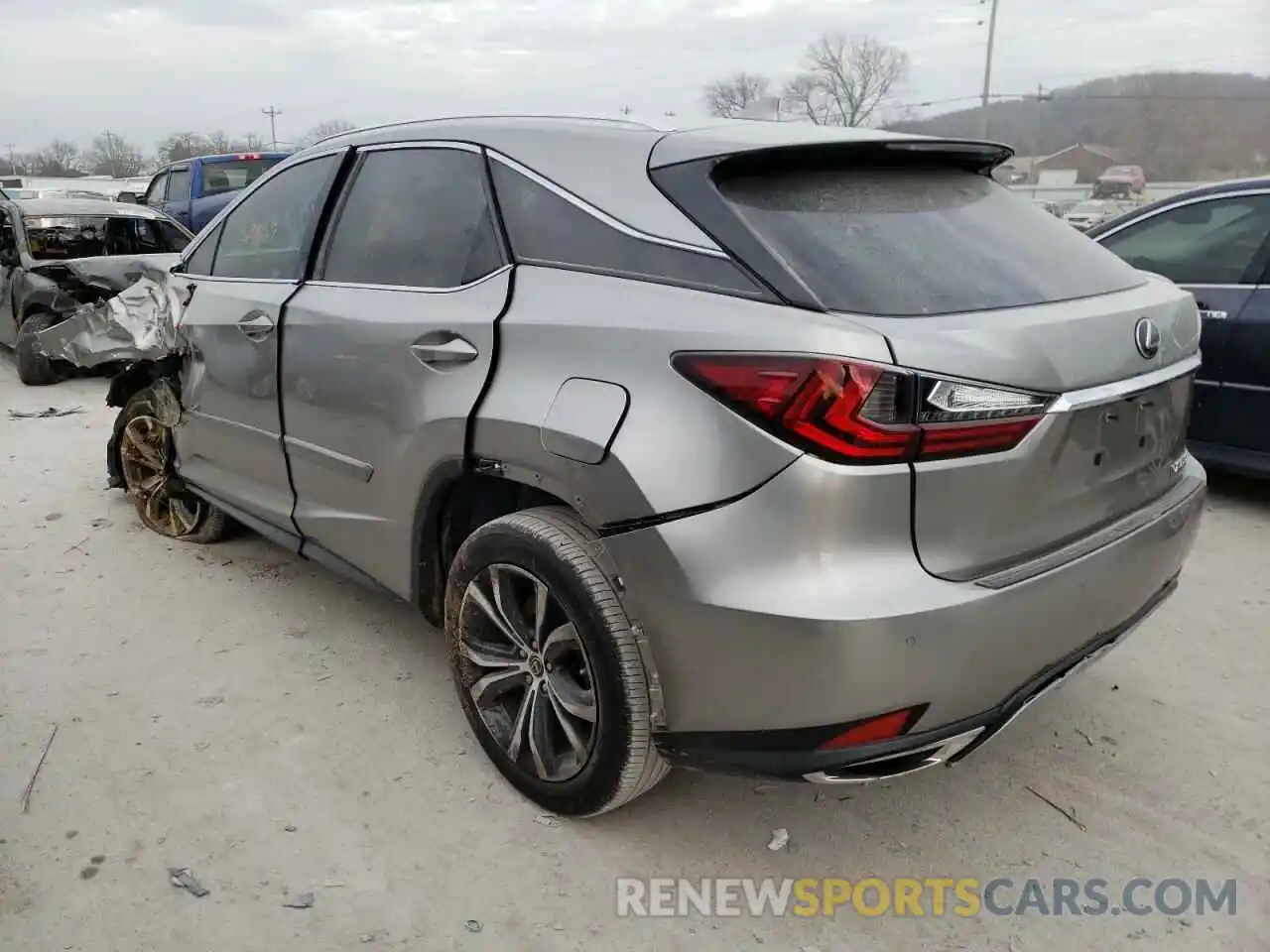 3 Photograph of a damaged car 2T2HZMAA4LC161139 LEXUS RX350 2020