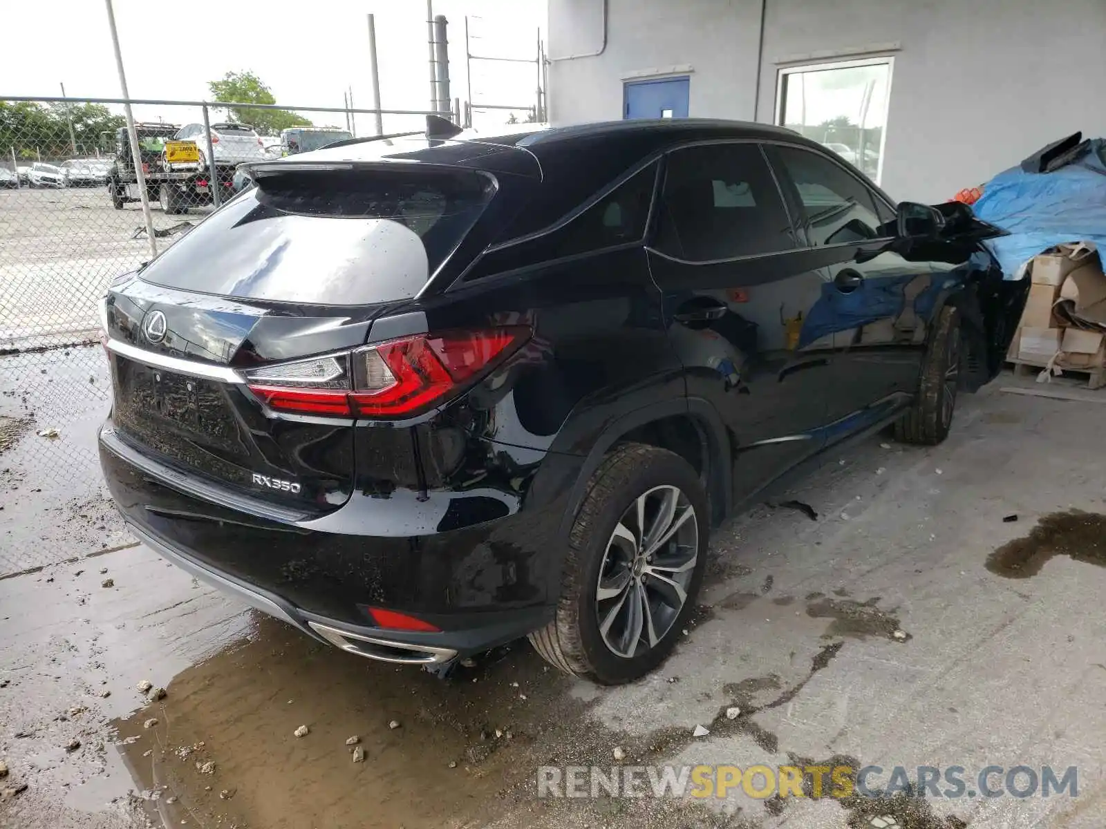 4 Фотография поврежденного автомобиля 2T2HZMAA4LC162064 LEXUS RX350 2020