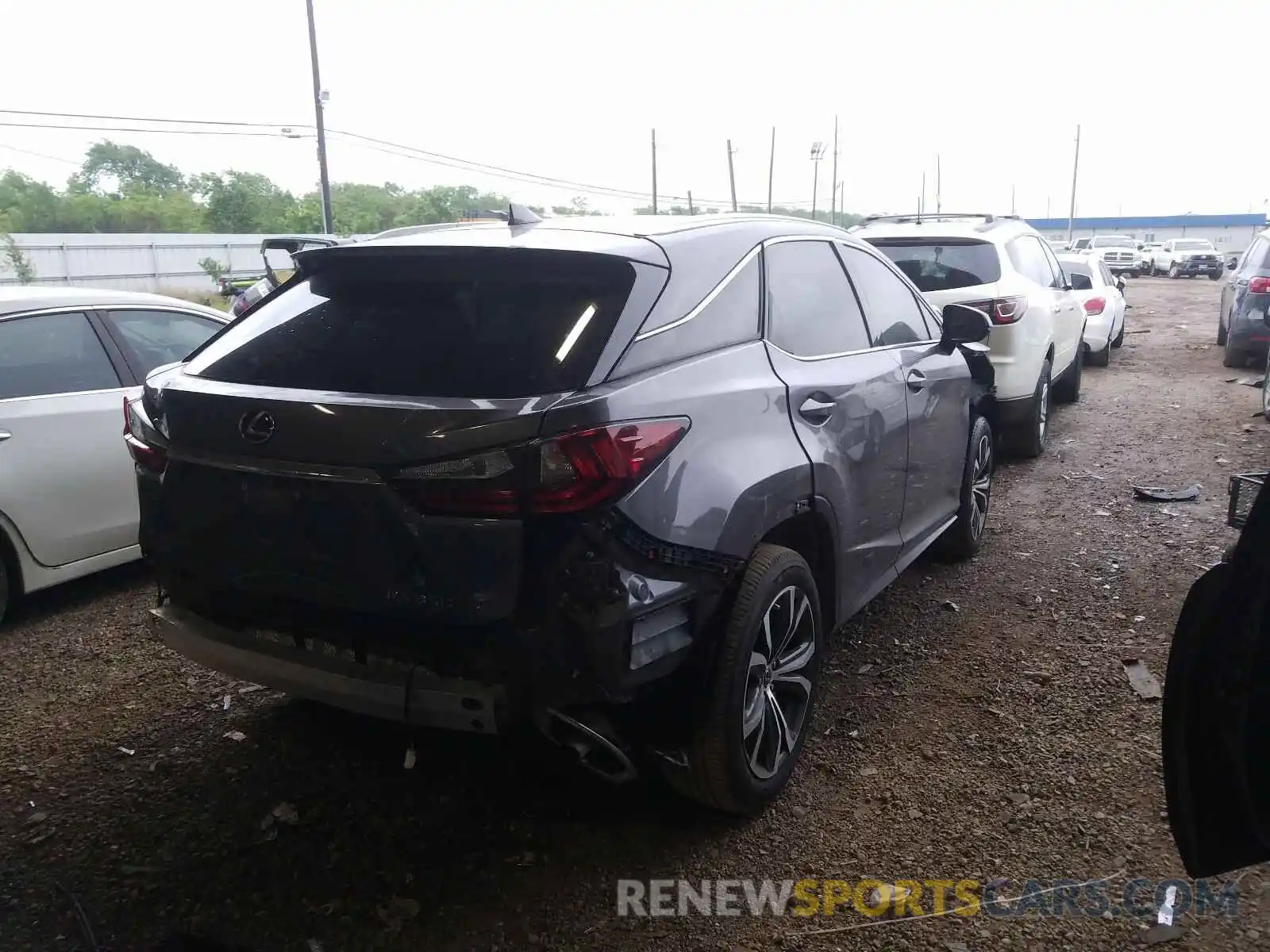 4 Photograph of a damaged car 2T2HZMAA4LC164073 LEXUS RX350 2020