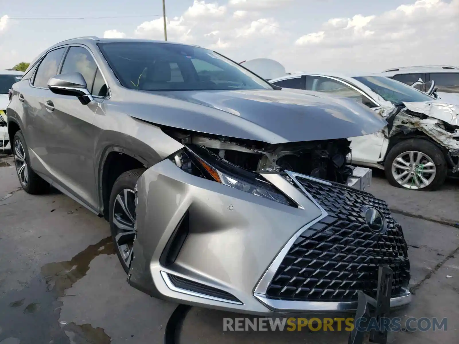 1 Photograph of a damaged car 2T2HZMAA4LC175624 LEXUS RX350 2020