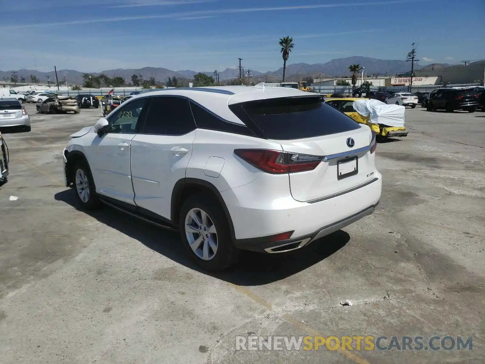 3 Photograph of a damaged car 2T2HZMAA4LC179365 LEXUS RX350 2020