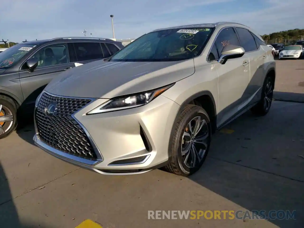 2 Photograph of a damaged car 2T2HZMAA4LC181231 LEXUS RX350 2020