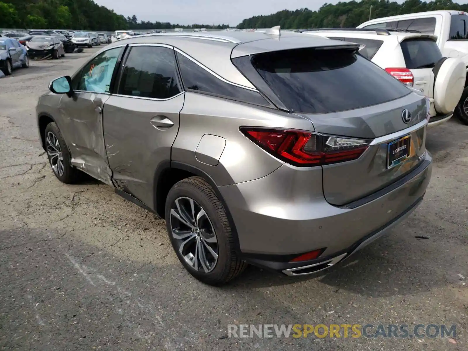 3 Photograph of a damaged car 2T2HZMAA5LC153518 LEXUS RX350 2020