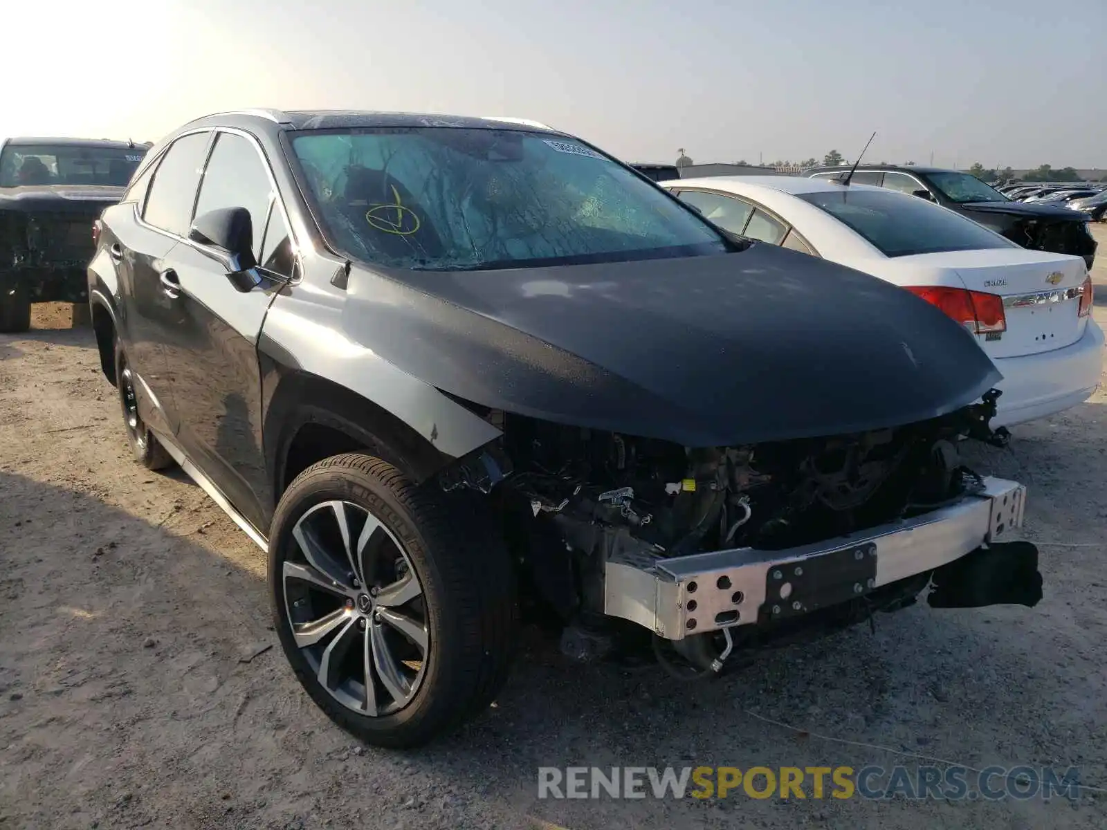 1 Photograph of a damaged car 2T2HZMAA5LC155804 LEXUS RX350 2020