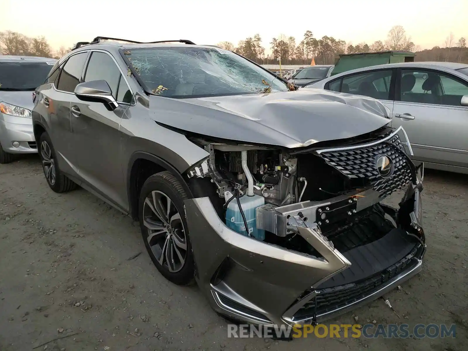 1 Photograph of a damaged car 2T2HZMAA5LC156306 LEXUS RX350 2020