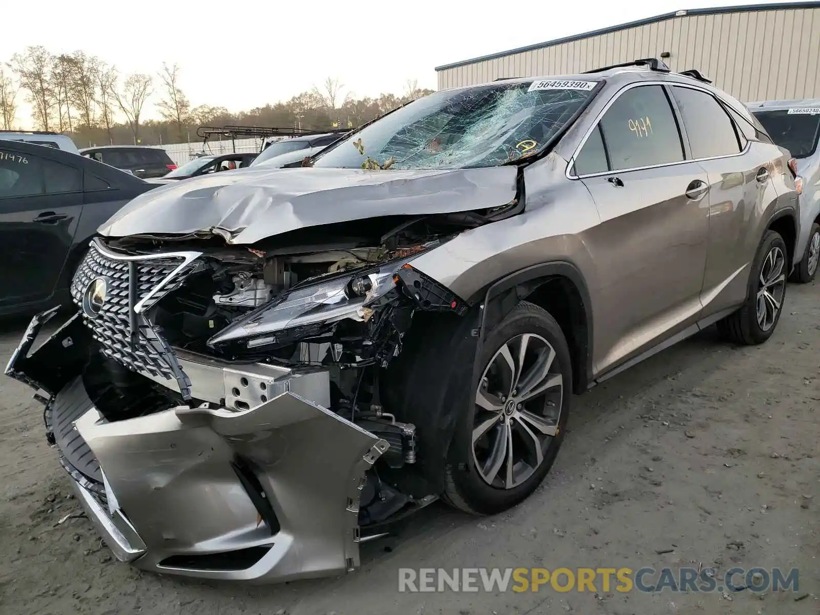 2 Photograph of a damaged car 2T2HZMAA5LC156306 LEXUS RX350 2020