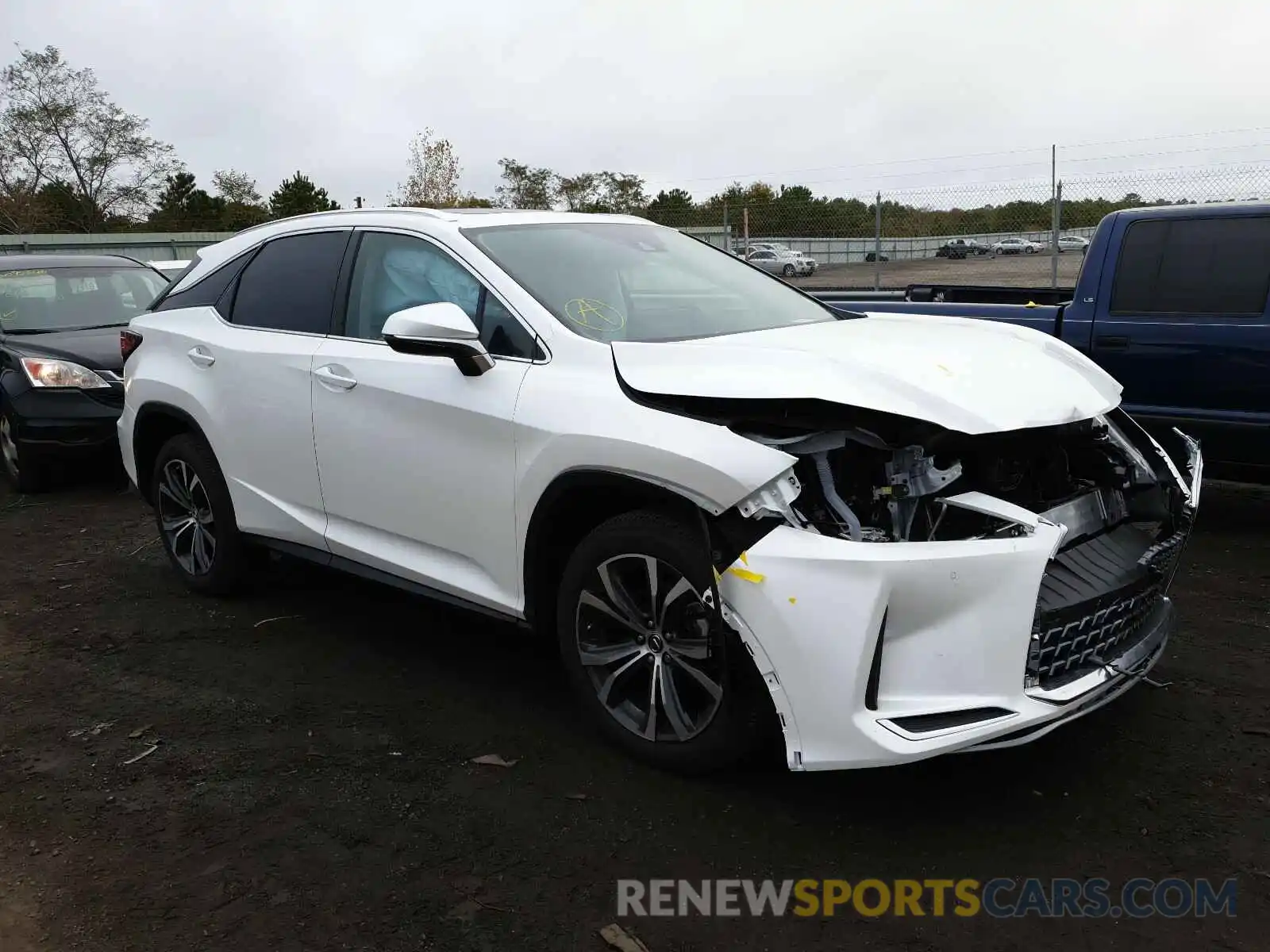 1 Photograph of a damaged car 2T2HZMAA5LC160601 LEXUS RX350 2020