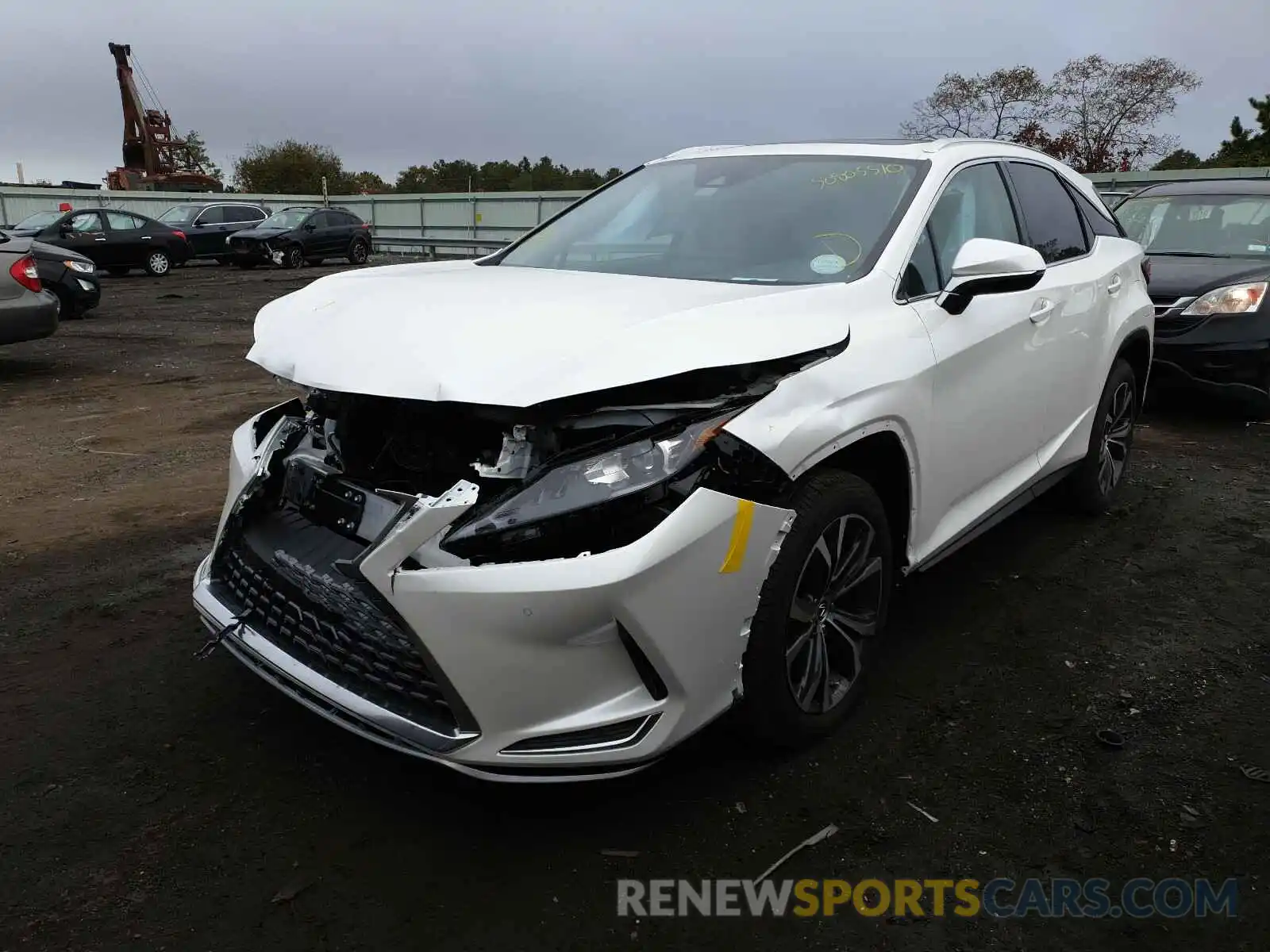 2 Photograph of a damaged car 2T2HZMAA5LC160601 LEXUS RX350 2020