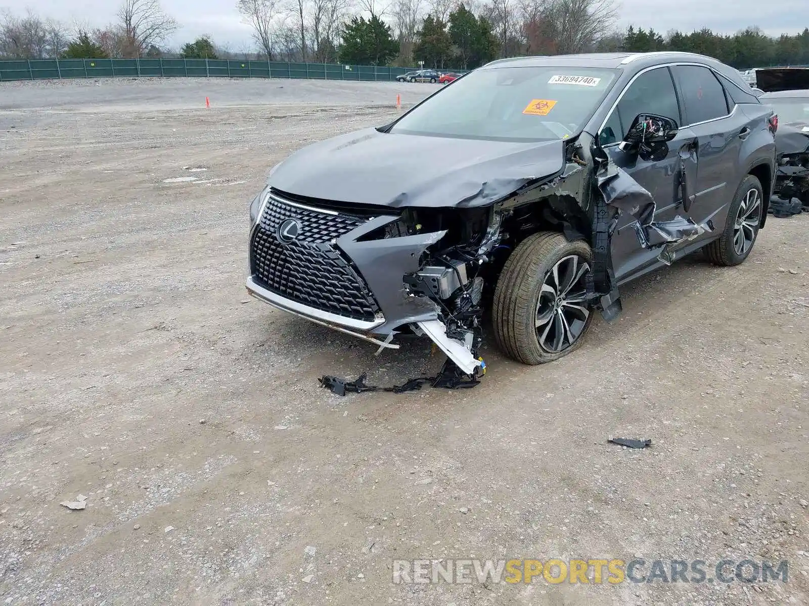 2 Photograph of a damaged car 2T2HZMAA5LC161084 LEXUS RX350 2020