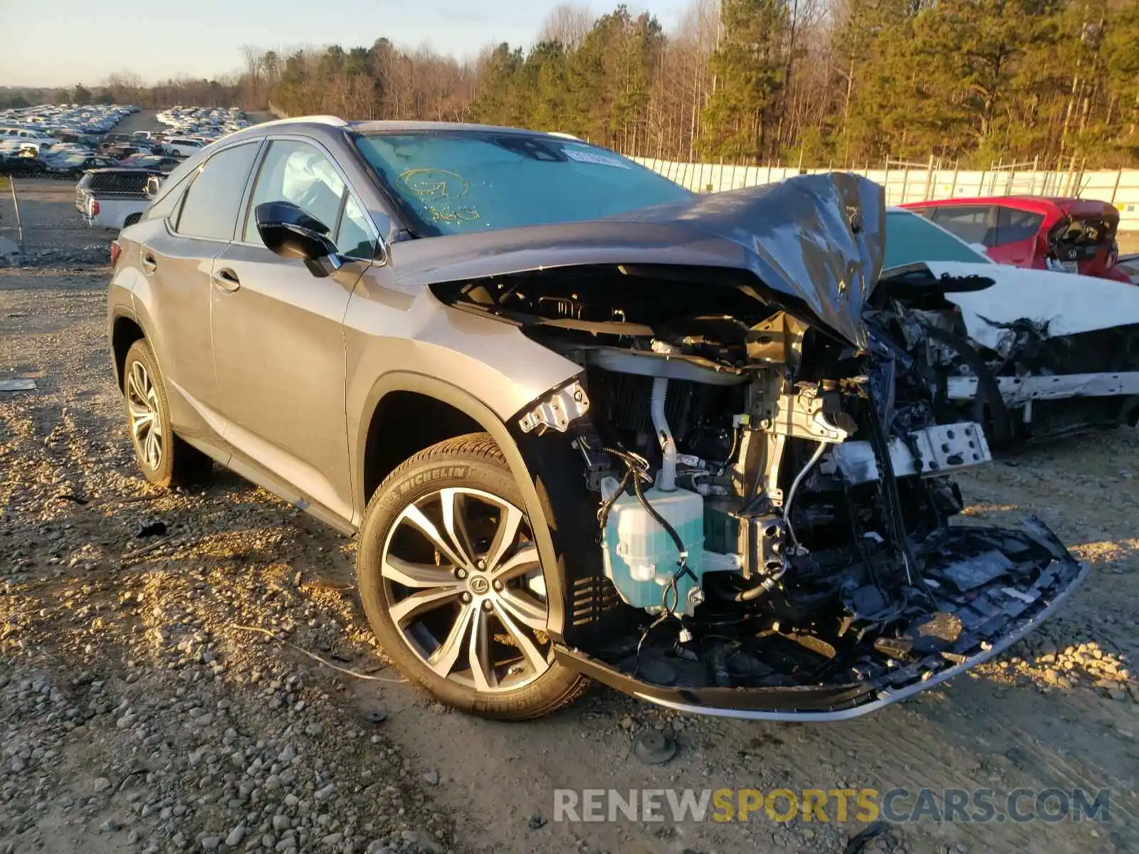 1 Photograph of a damaged car 2T2HZMAA5LC165670 LEXUS RX350 2020