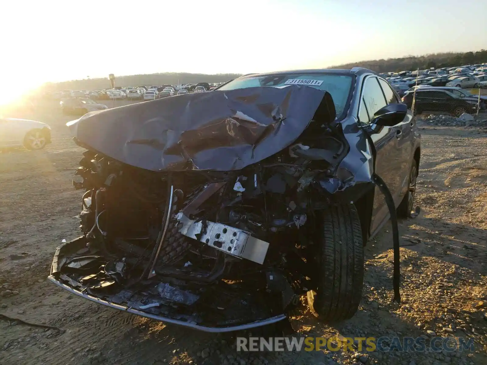 2 Photograph of a damaged car 2T2HZMAA5LC165670 LEXUS RX350 2020