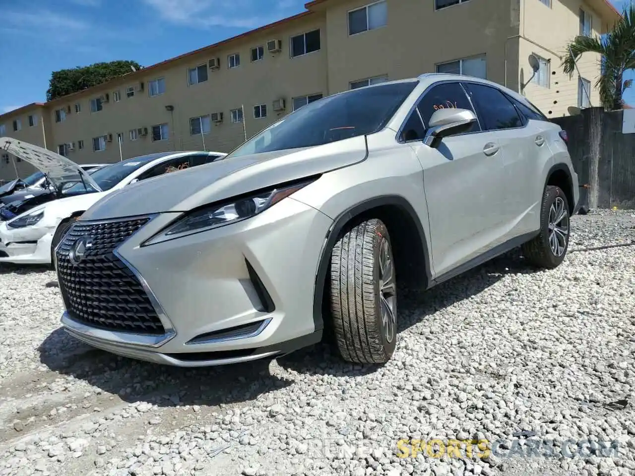 2 Photograph of a damaged car 2T2HZMAA5LC166852 LEXUS RX350 2020