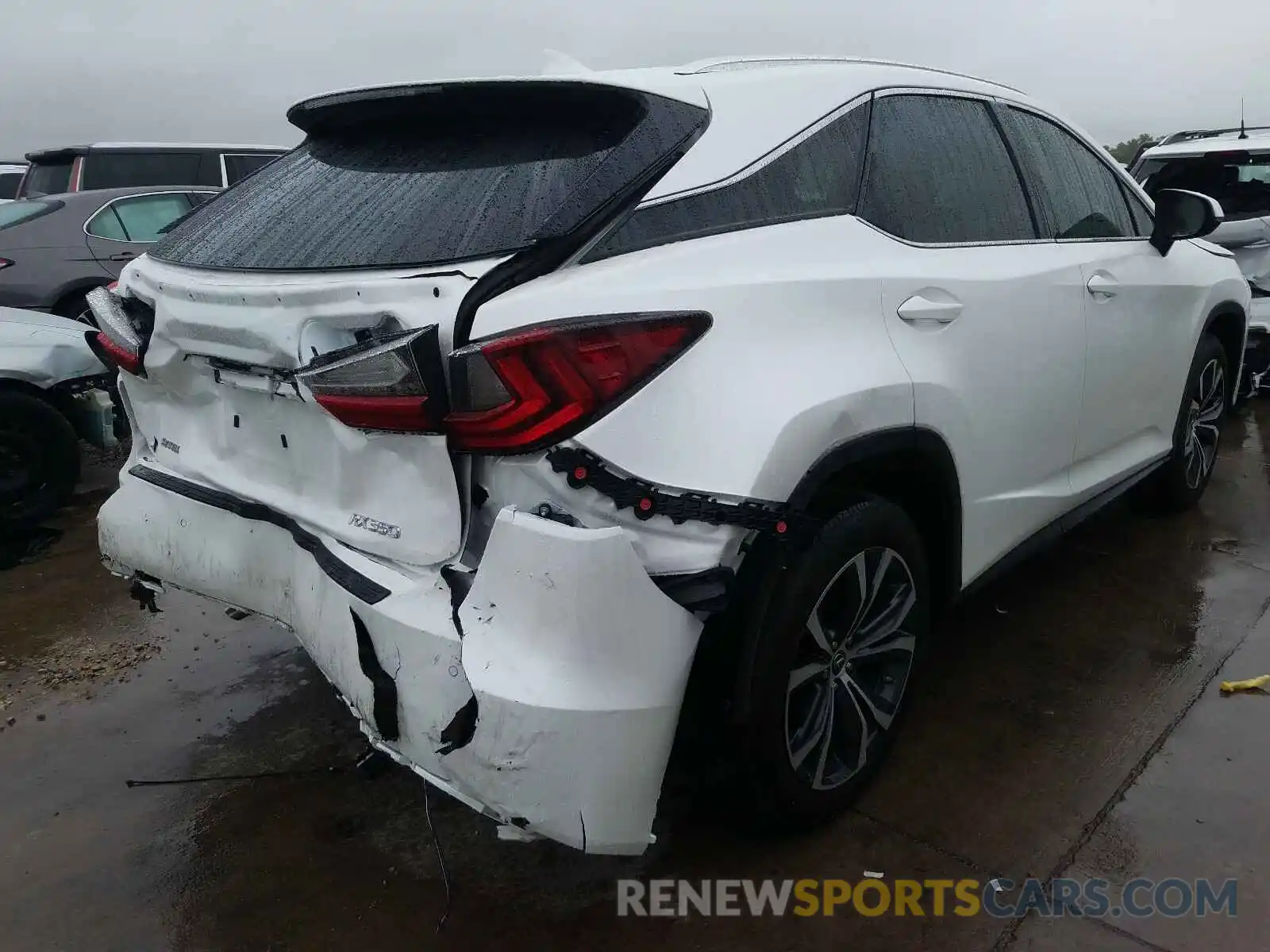 4 Фотография поврежденного автомобиля 2T2HZMAA5LC172182 LEXUS RX350 2020