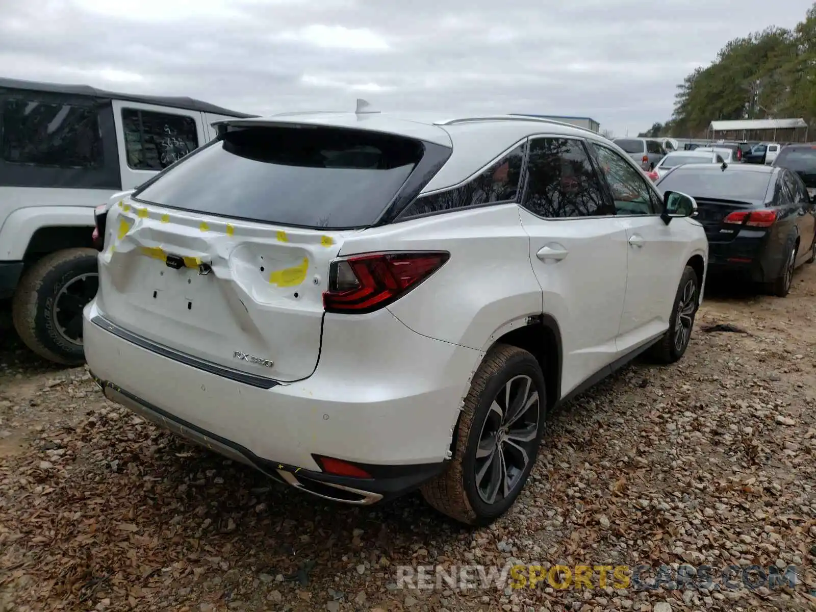 4 Photograph of a damaged car 2T2HZMAA5LC176099 LEXUS RX350 2020