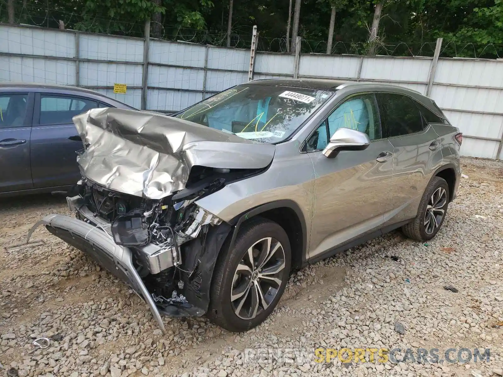 2 Photograph of a damaged car 2T2HZMAA5LC177186 LEXUS RX350 2020