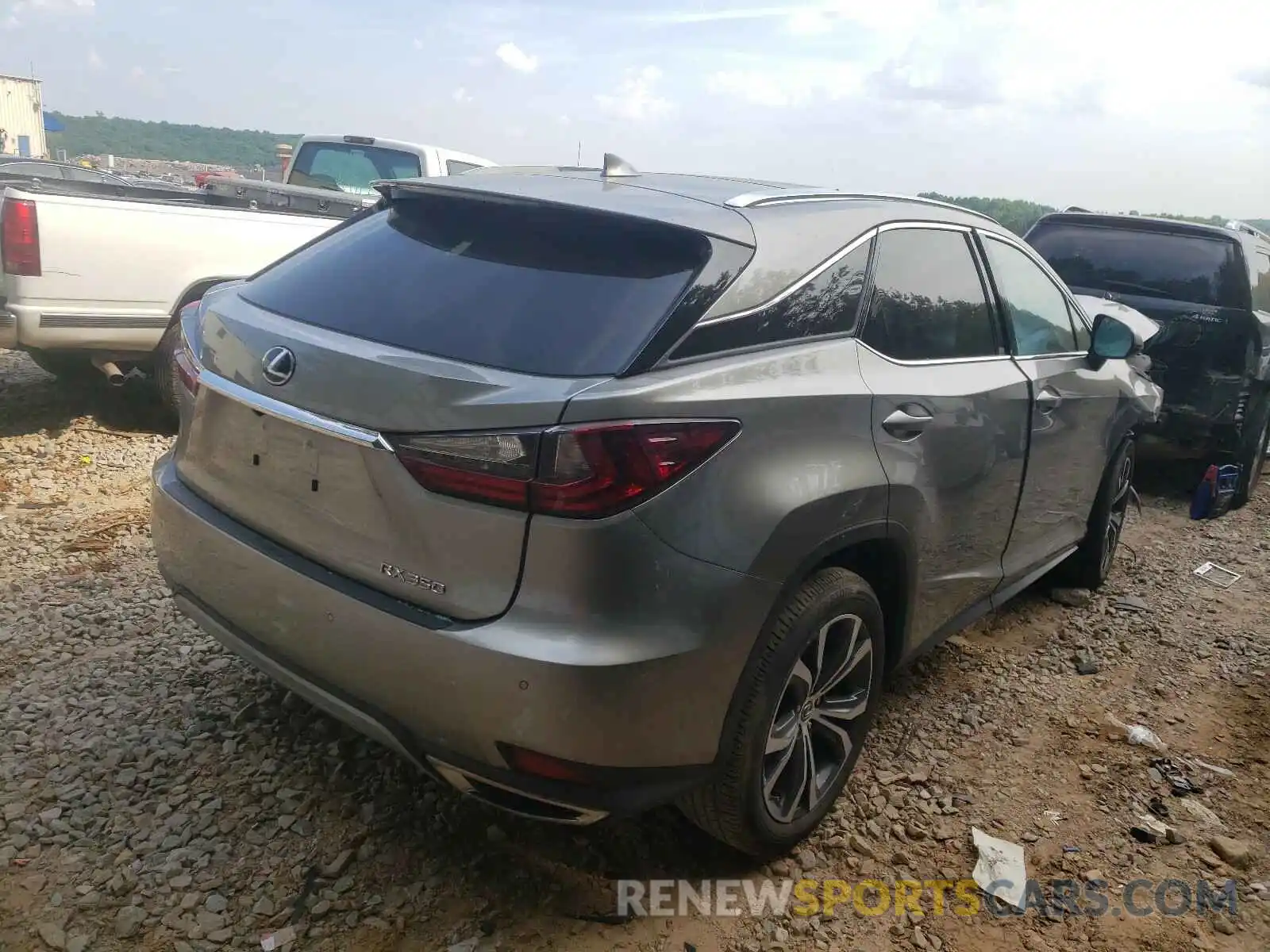 4 Фотография поврежденного автомобиля 2T2HZMAA5LC177186 LEXUS RX350 2020