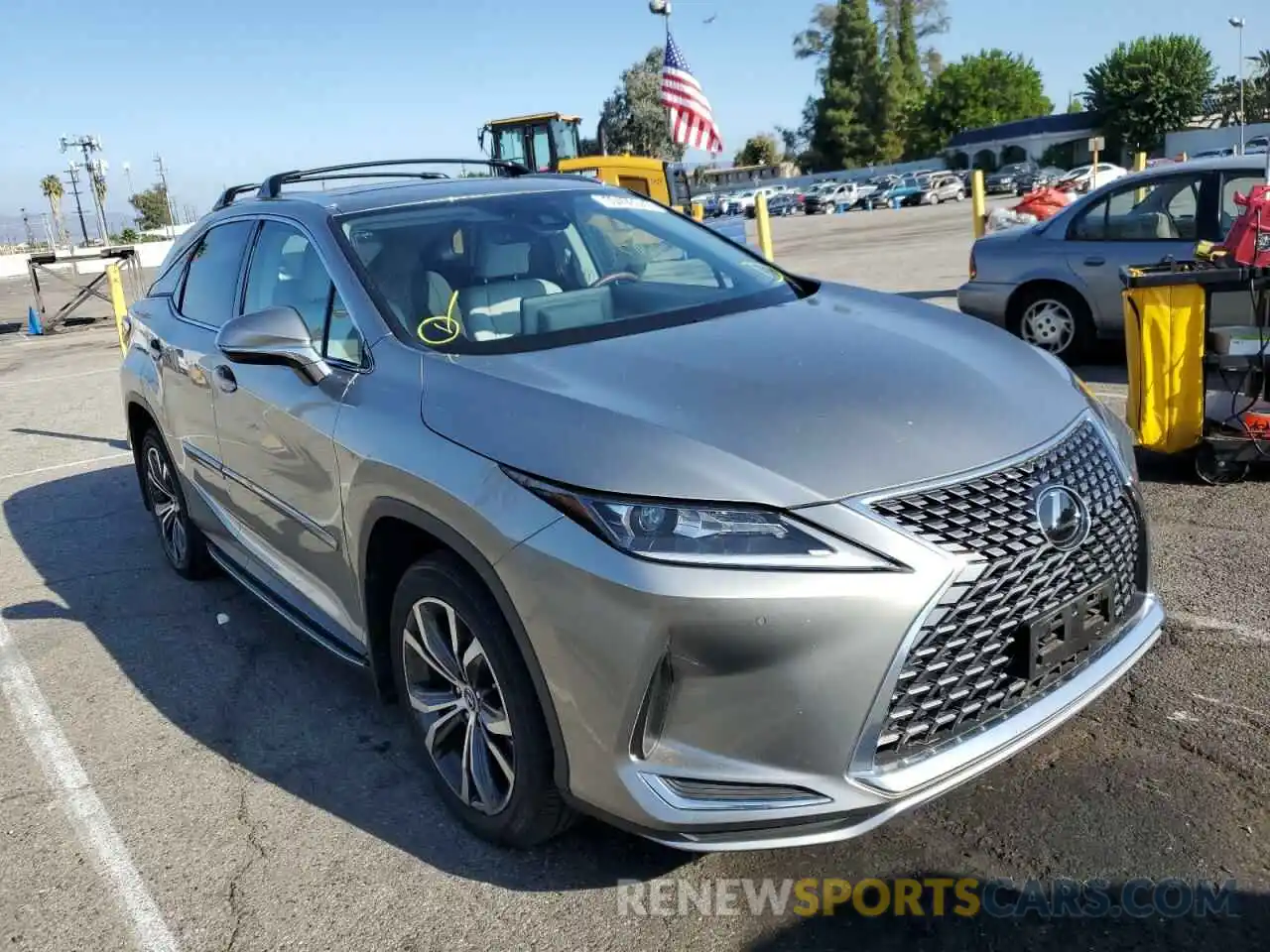 1 Photograph of a damaged car 2T2HZMAA5LC179276 LEXUS RX350 2020