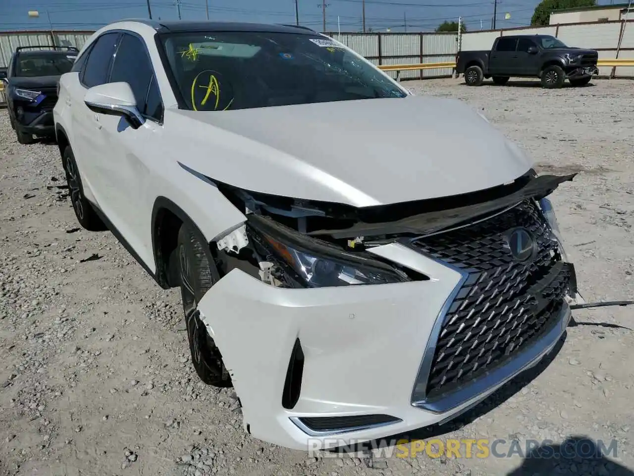 1 Photograph of a damaged car 2T2HZMAA5LC180783 LEXUS RX350 2020