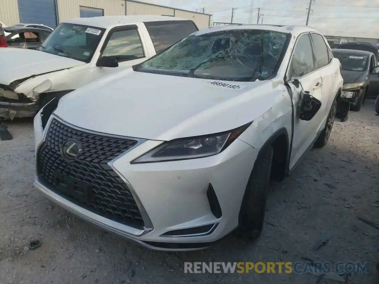 2 Photograph of a damaged car 2T2HZMAA5LC181593 LEXUS RX350 2020