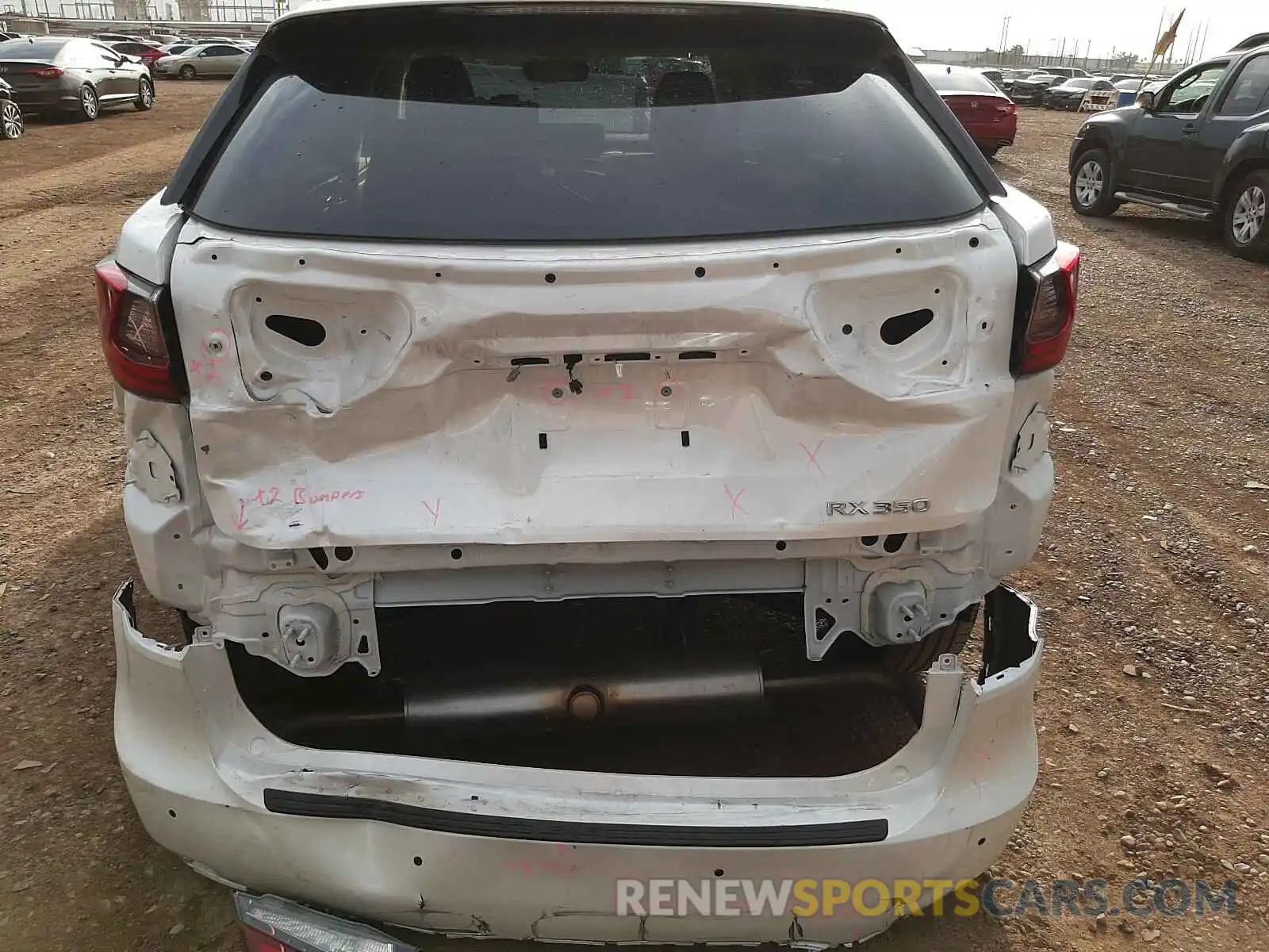 9 Фотография поврежденного автомобиля 2T2HZMAA6LC155861 LEXUS RX350 2020