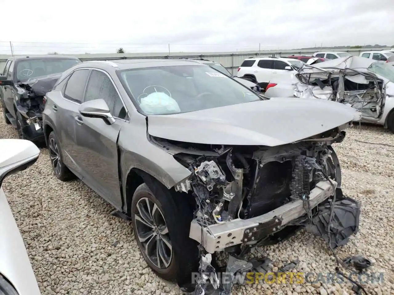 1 Photograph of a damaged car 2T2HZMAA6LC172613 LEXUS RX350 2020