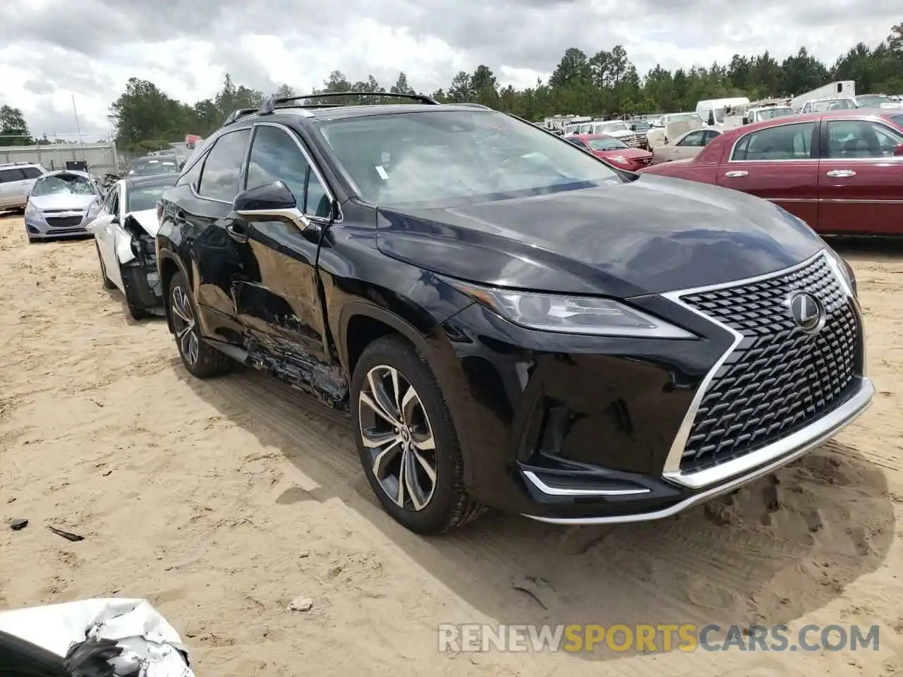 1 Photograph of a damaged car 2T2HZMAA6LC174104 LEXUS RX350 2020