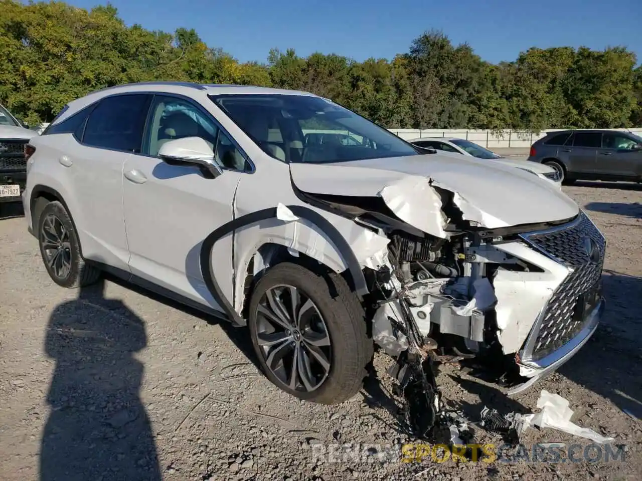 1 Photograph of a damaged car 2T2HZMAA6LC177892 LEXUS RX350 2020