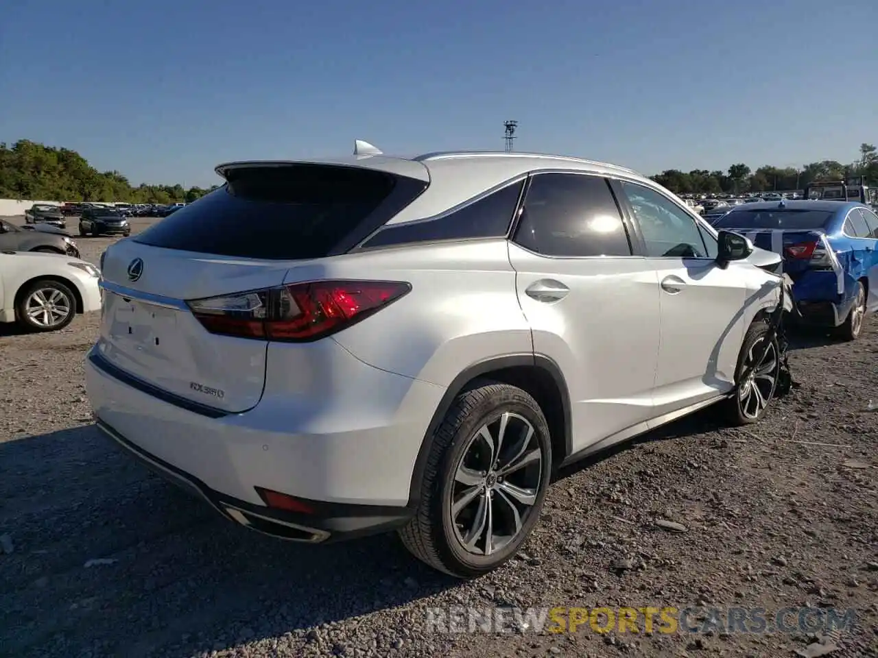 4 Photograph of a damaged car 2T2HZMAA6LC177892 LEXUS RX350 2020