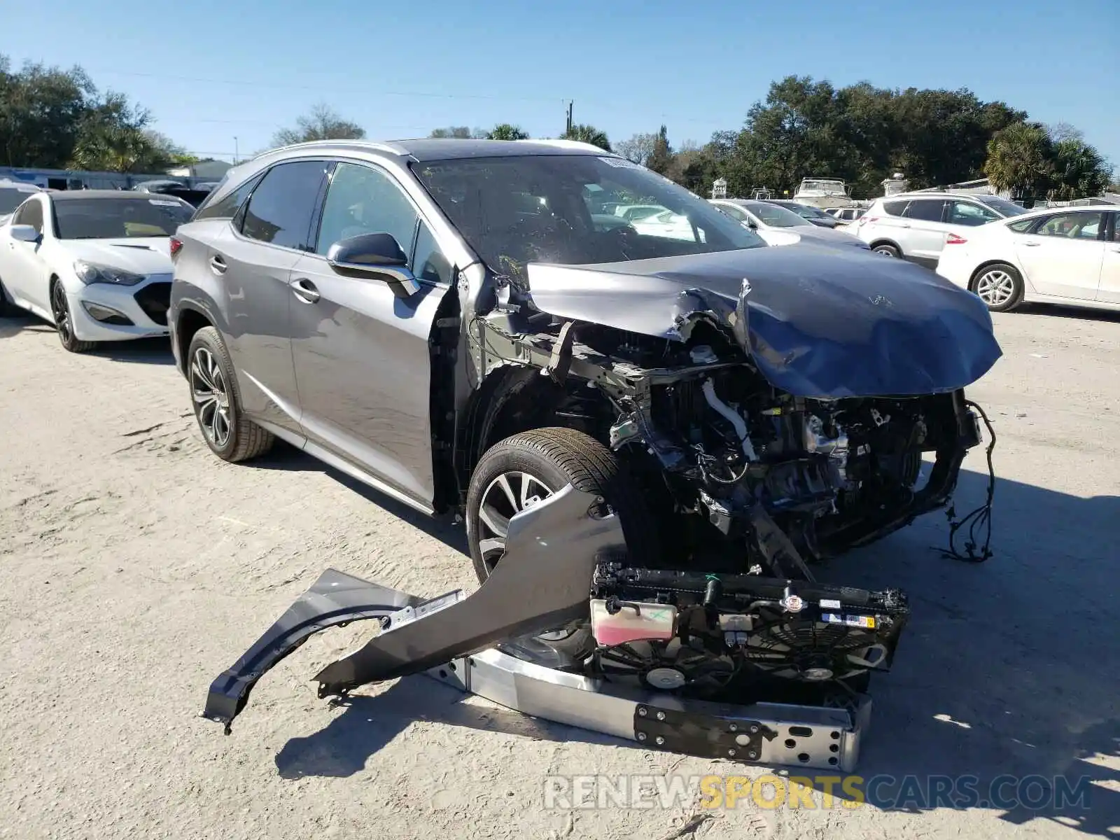 1 Фотография поврежденного автомобиля 2T2HZMAA6LC180694 LEXUS RX350 2020