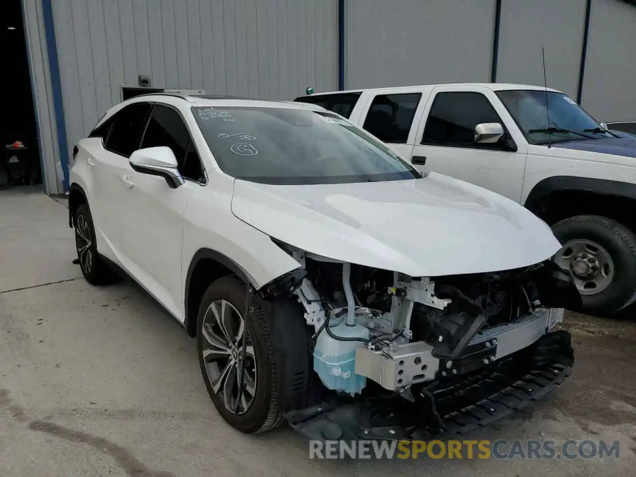 1 Photograph of a damaged car 2T2HZMAA7LC157117 LEXUS RX350 2020