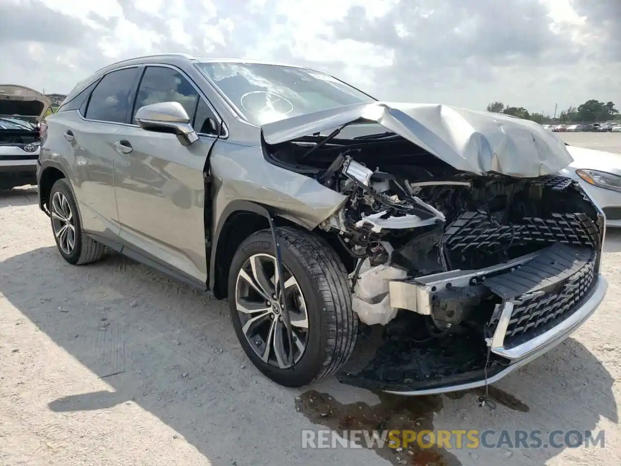 1 Photograph of a damaged car 2T2HZMAA7LC170918 LEXUS RX350 2020