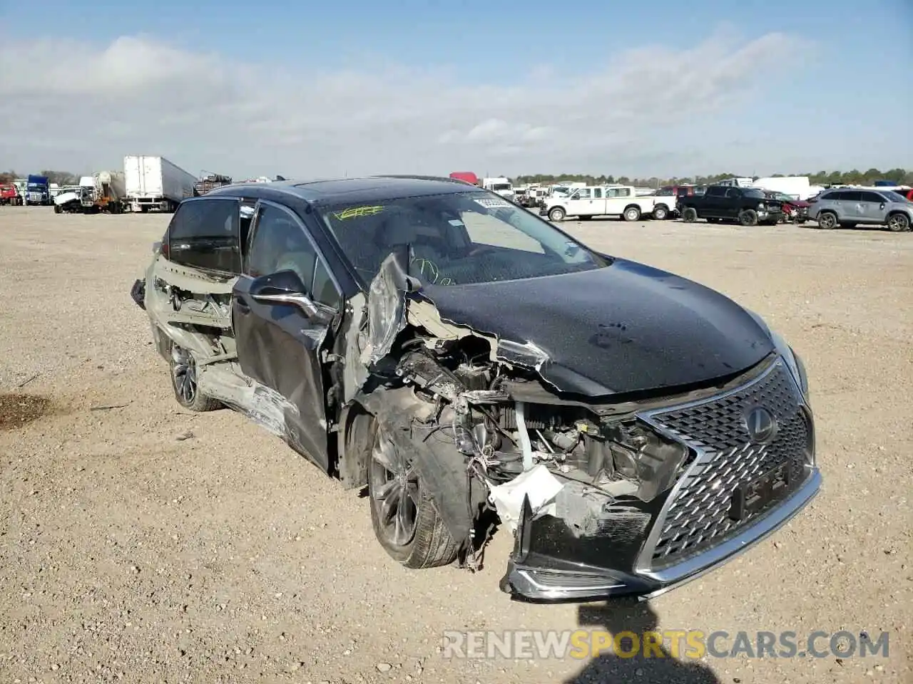 1 Photograph of a damaged car 2T2HZMAA7LC178050 LEXUS RX350 2020