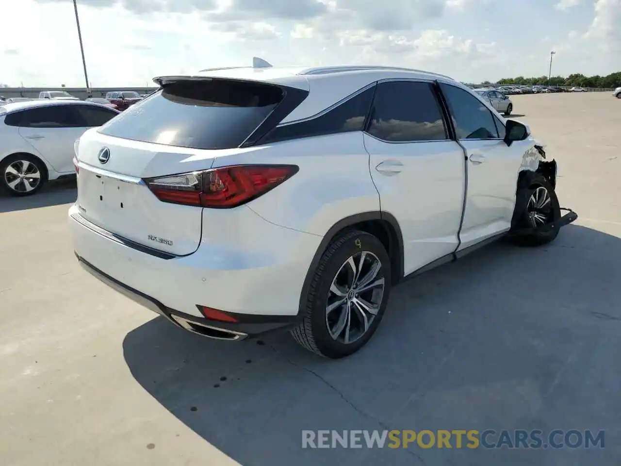 4 Photograph of a damaged car 2T2HZMAA7LC178260 LEXUS RX350 2020