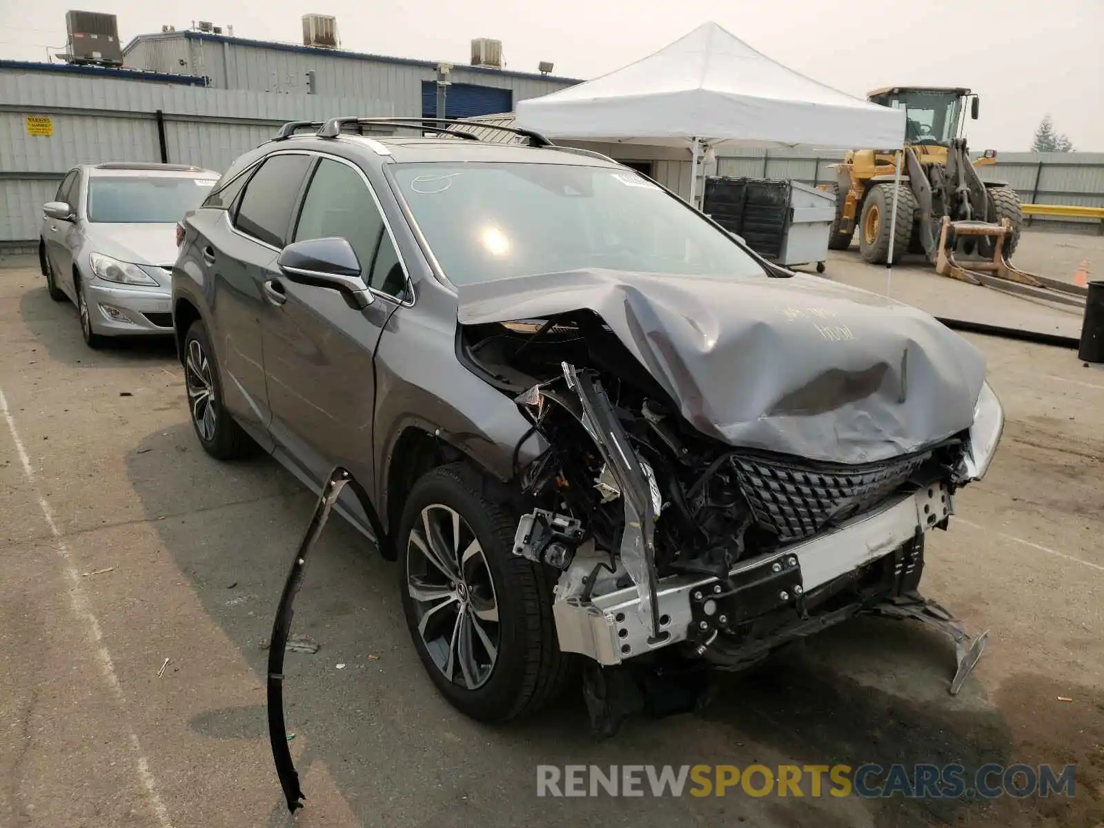 1 Photograph of a damaged car 2T2HZMAA8LC152993 LEXUS RX350 2020