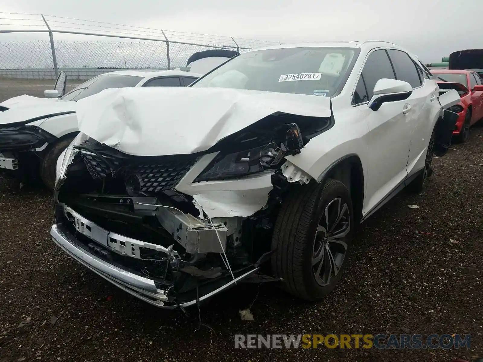 2 Фотография поврежденного автомобиля 2T2HZMAA8LC165226 LEXUS RX350 2020