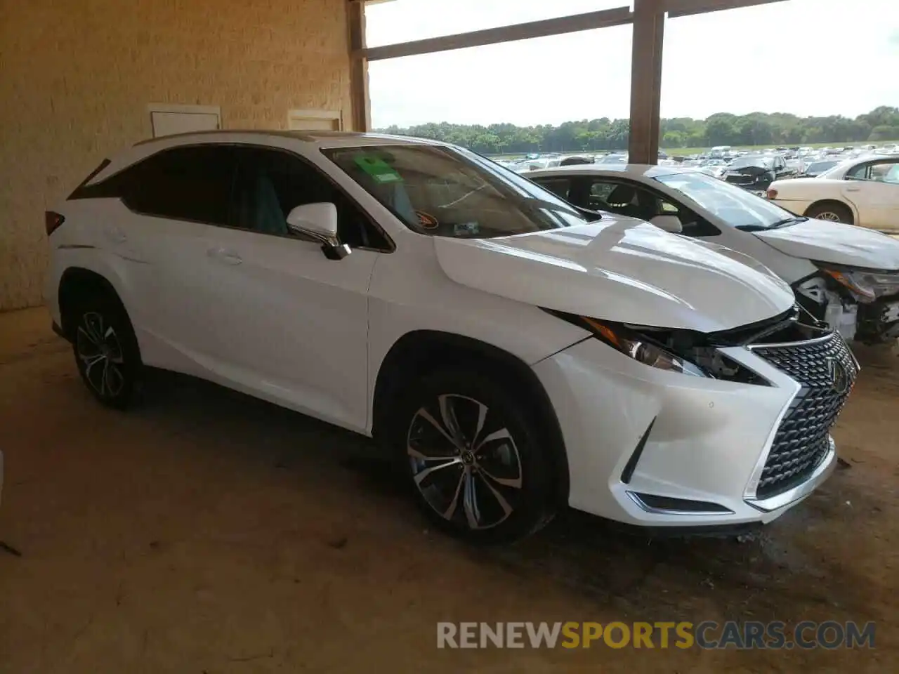 1 Photograph of a damaged car 2T2HZMAA8LC168188 LEXUS RX350 2020