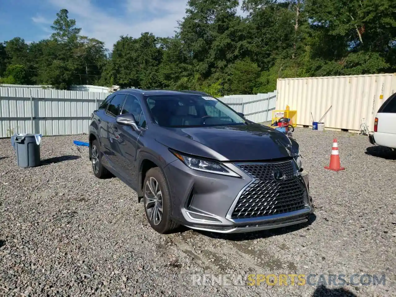 1 Photograph of a damaged car 2T2HZMAA8LC169602 LEXUS RX350 2020