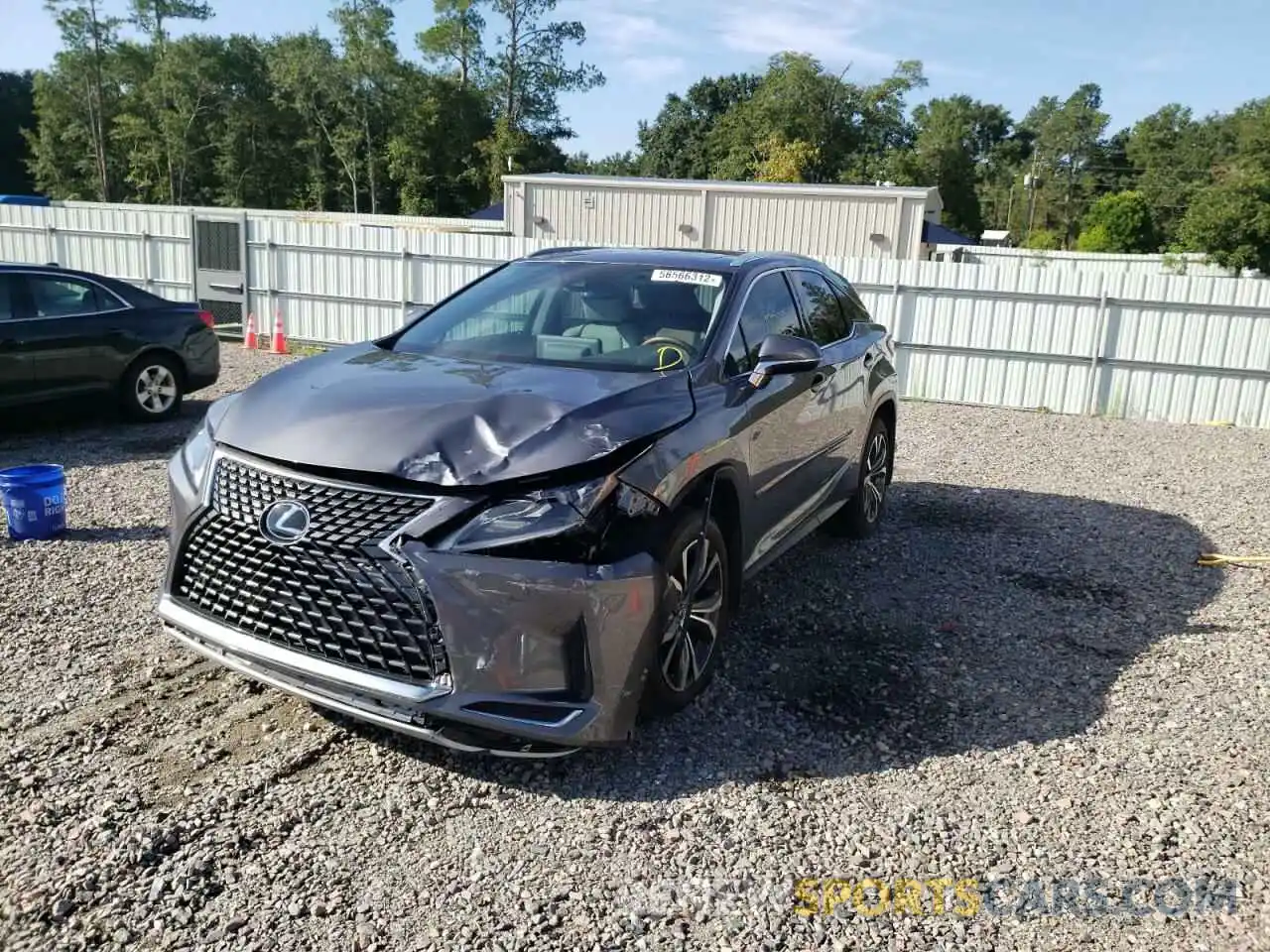 2 Photograph of a damaged car 2T2HZMAA8LC169602 LEXUS RX350 2020