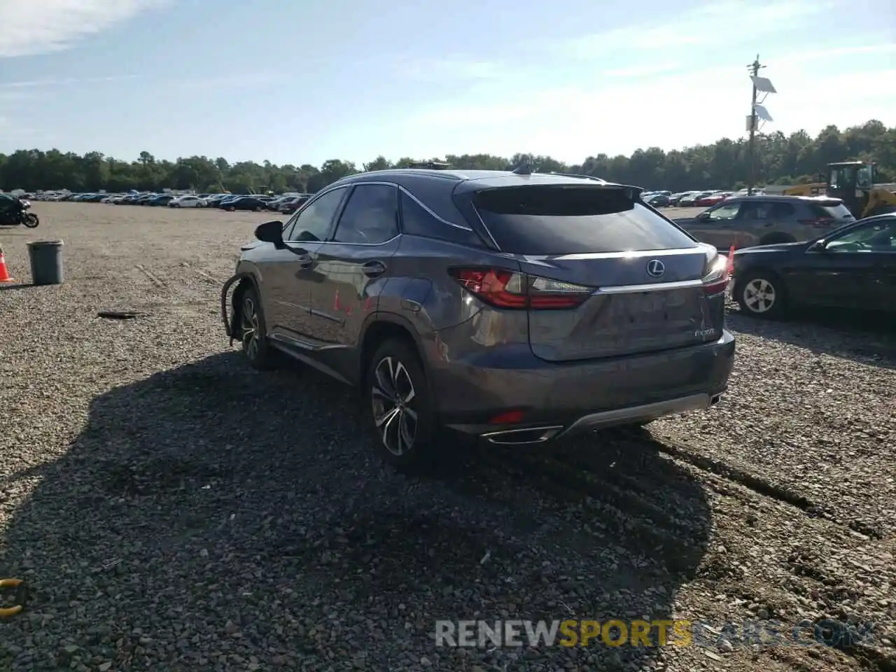 3 Photograph of a damaged car 2T2HZMAA8LC169602 LEXUS RX350 2020