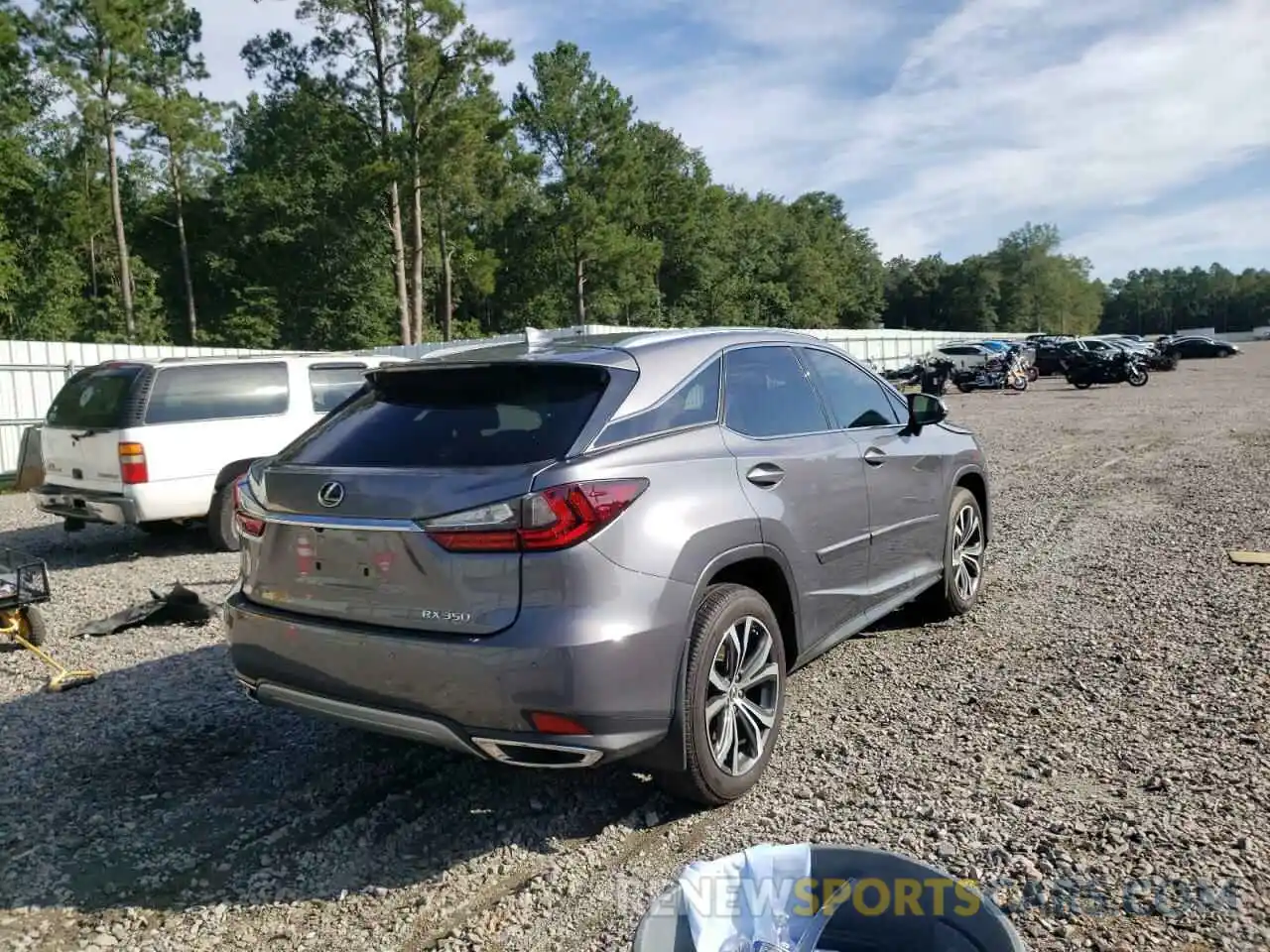 4 Photograph of a damaged car 2T2HZMAA8LC169602 LEXUS RX350 2020