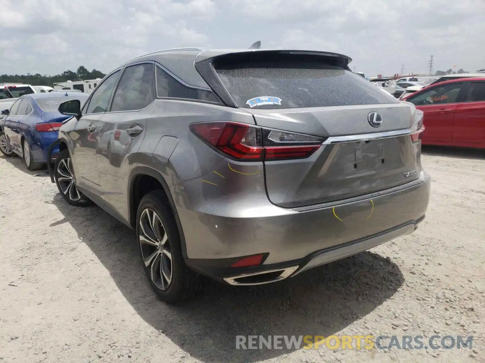 3 Photograph of a damaged car 2T2HZMAA8LC172435 LEXUS RX350 2020