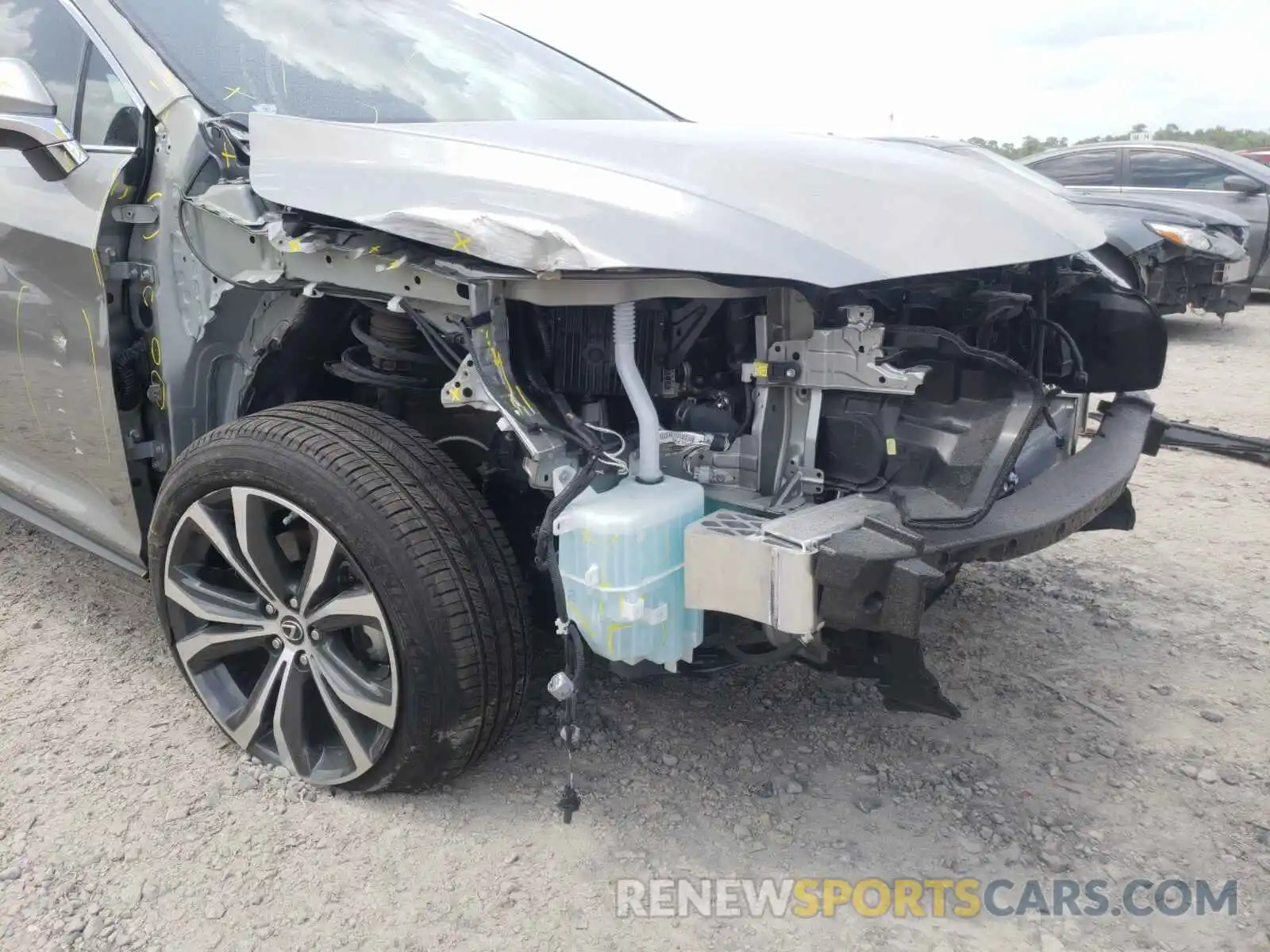 9 Photograph of a damaged car 2T2HZMAA8LC172435 LEXUS RX350 2020