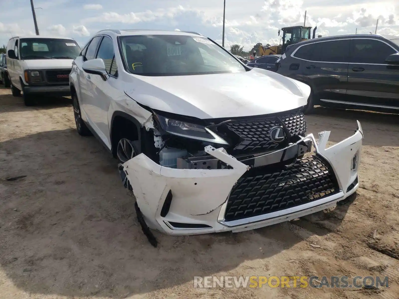 1 Photograph of a damaged car 2T2HZMAA8LC177523 LEXUS RX350 2020