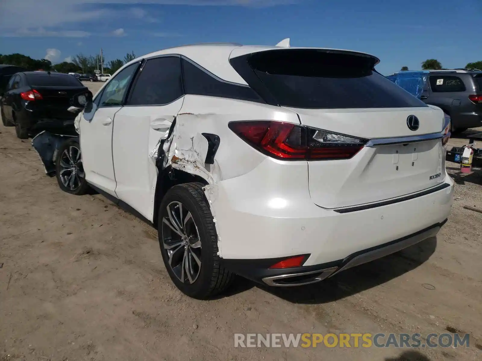 3 Photograph of a damaged car 2T2HZMAA8LC177523 LEXUS RX350 2020