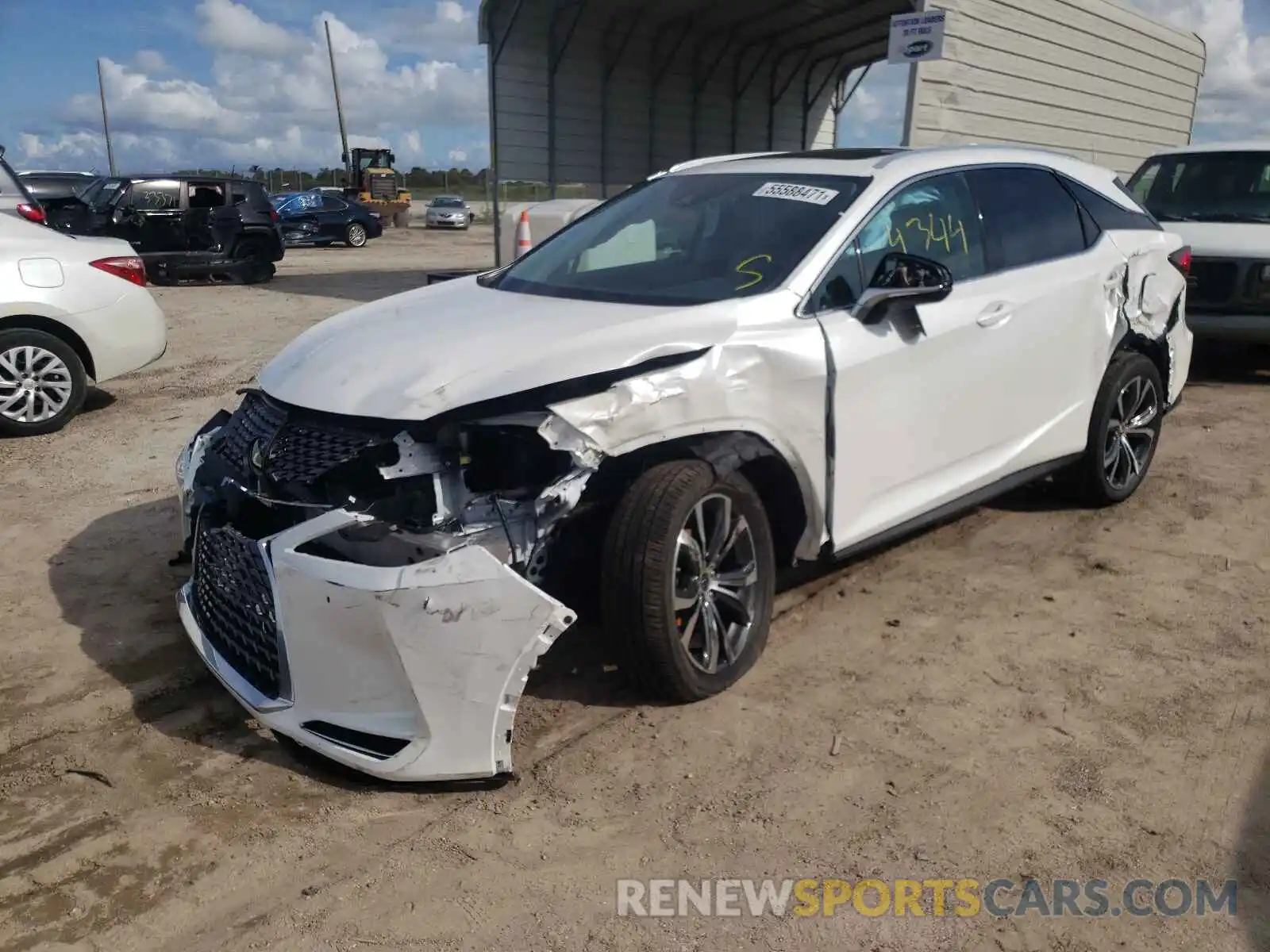 9 Photograph of a damaged car 2T2HZMAA8LC177523 LEXUS RX350 2020