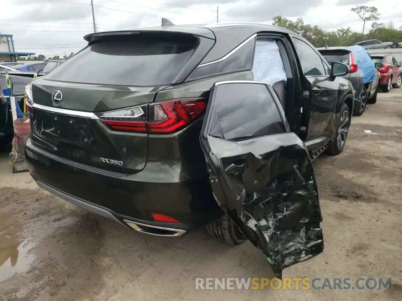 4 Photograph of a damaged car 2T2HZMAA9LC159855 LEXUS RX350 2020