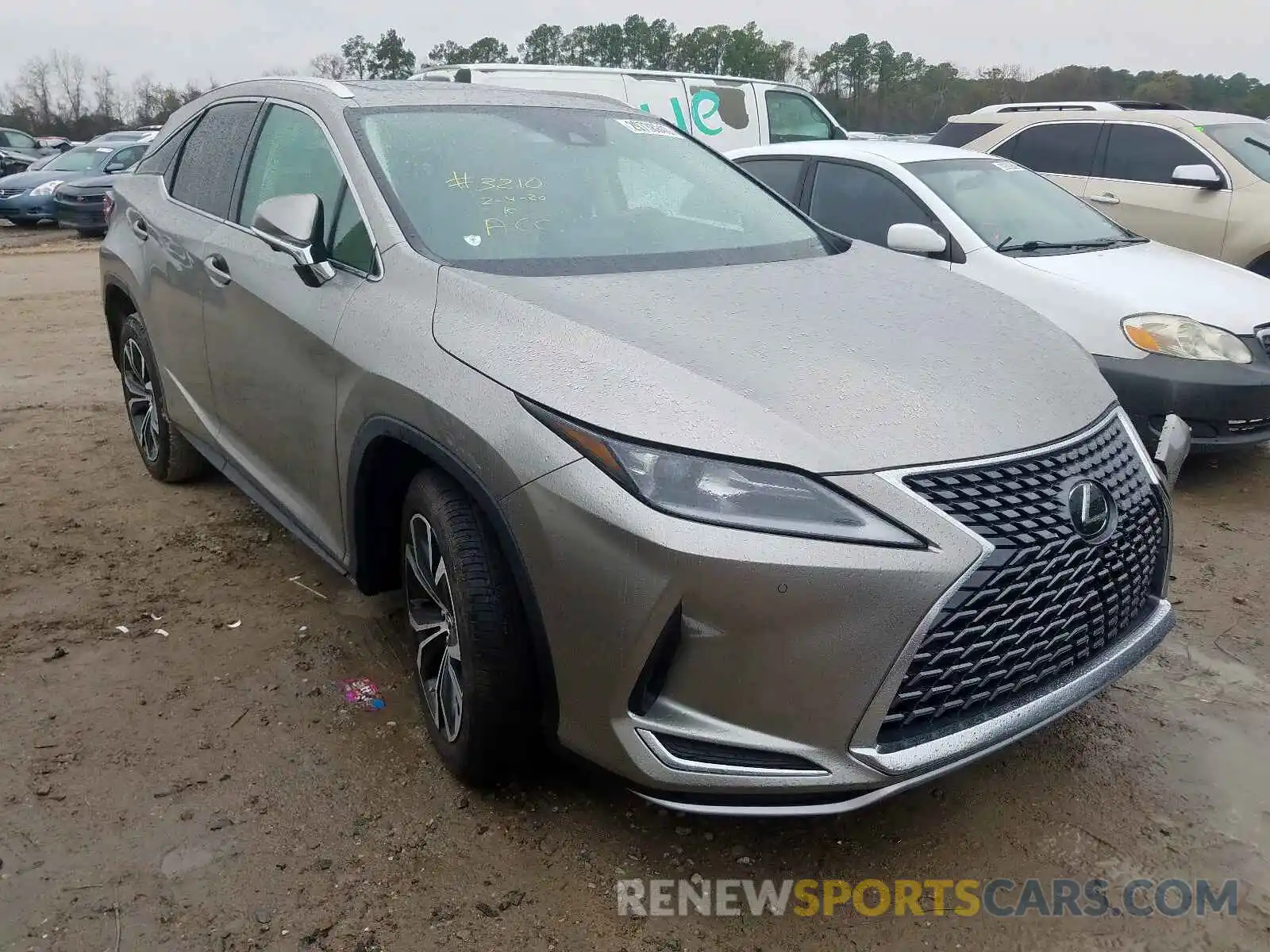 1 Photograph of a damaged car 2T2HZMAA9LC160360 LEXUS RX350 2020